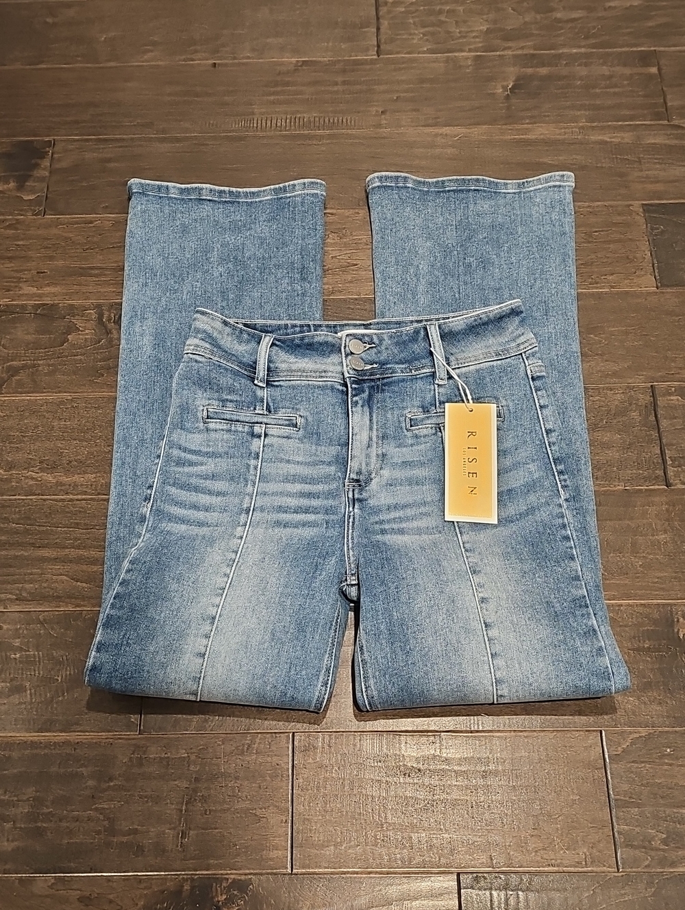 Brand New Risen Skyline High Rise Ankle Straight Leg Jeans Sz 11/30 - Picture 15 of 15